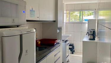 Apartamento Lótus Ar Cond Pertinho FIG e Centro - Foto 4, stove