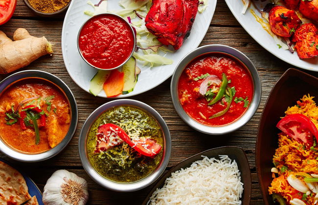 Clase de cocina india con comida - Foto 1