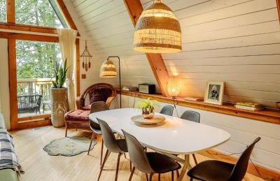 Big Mountain View! Downtown Gatlinburg Chalet Village! Hot Tub! Fan Favorite! AFrame Dreams! Magazine-Featured! Stunning Interiors! Little Green Cabin - Photo 53