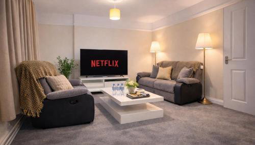 Contractors Residence - Long Stay DISC0UNT- Private Parking - Central Location - Fast Wifi - Foto 4