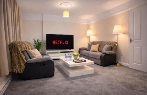 Contractors Residence - Long Stay DISC0UNT- Private Parking - Central Location - Fast Wifi - Foto 4