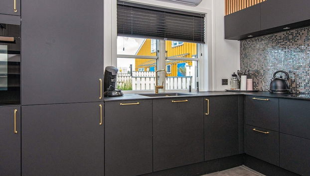 Hliday Home on a Holiday Park in Ebeltoft - Foto 4, Cocina privada