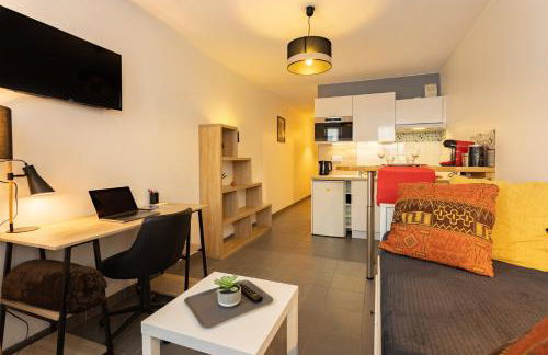 Studio Premium tout équipé - Arrivée autonome - fibre - café inclus - Foto 4