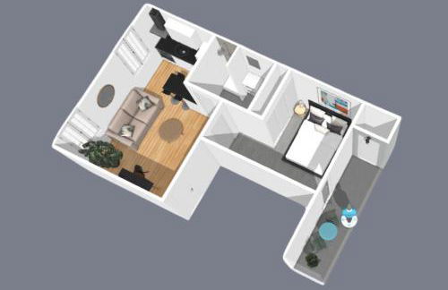 La Girelle -4 pers- Balcon- parking gratuit - Foto 3