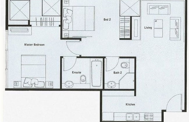 Serviced 2 Bed Superior Skyvillas - Foto 14
