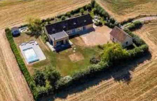 Magnifique longère du Perche avec vue panoramique et piscine pour 9 personnes - Foto 61