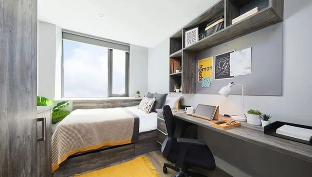 Student Only Crown Place Cardiff - Foto 5, Habitación