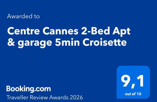 Centre Cannes 2-Bed Apt & garage 5min Croisette - Foto 15