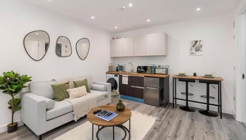 Tranquil Garden Studio in Neasden, London - Foto 1, stove, minibar