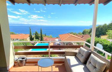 VILLA LOVRAN - 150 m to the beach - infinity pool - incredible sea view - fitness gym - Foto 22