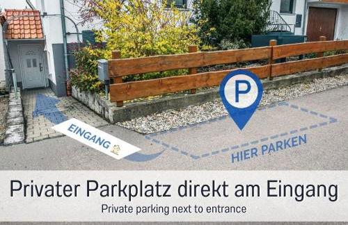 FeWo-Riegel Illertissen - Allgäu nah an A7 & Legoland, WLAN, Küche & Parkplatz direkt am Haus - Foto 34