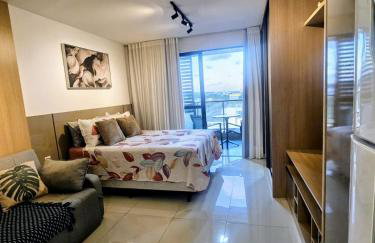 Studio Rooftop em frente ao Mar na Praia de itapua - Foto 2
