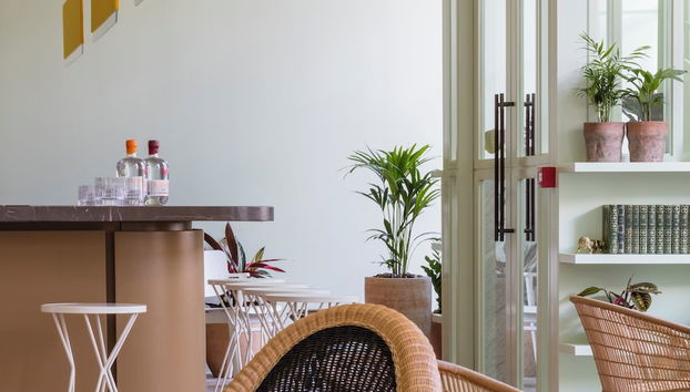 Zona de estar del vestíbulo