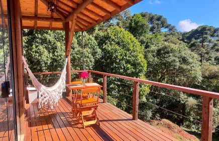 Chalé Valle dos sonhos romântico privativo com hidromassagem e lareira - Foto 12