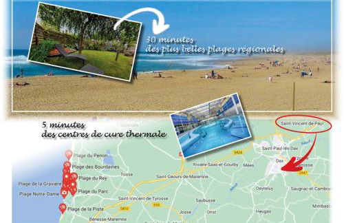 Dax location maison avec spa - Foto 7