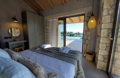 Elaiopetra Kefalonia - Stonehouse Hideaway with pool - Modern Luxury with Serene Sea and Mountain Views - Foto 29