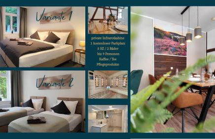 ApartZ - Celle Altstadt - bis 9 Personen Ideal für Familien und Gruppen, 3 SZ, 2 Bäder, Infrarotsauna, inklusive Parkplatz, Dachterrasse - Photo 1