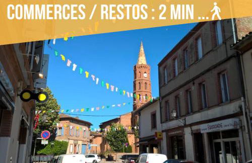 Maison Climatisée Coeur Historique Blagnac - Foto 39