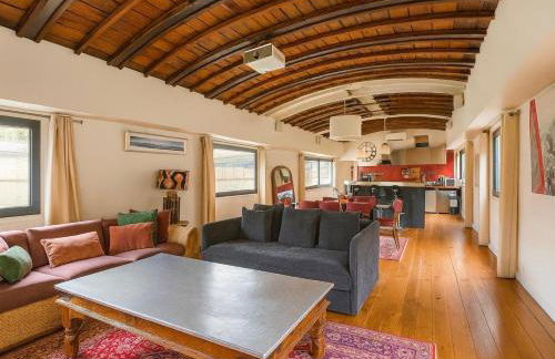 Grande péniche 4 ch - 10 pers -Paris - Ile de Puteaux- terrasses - Foto 2