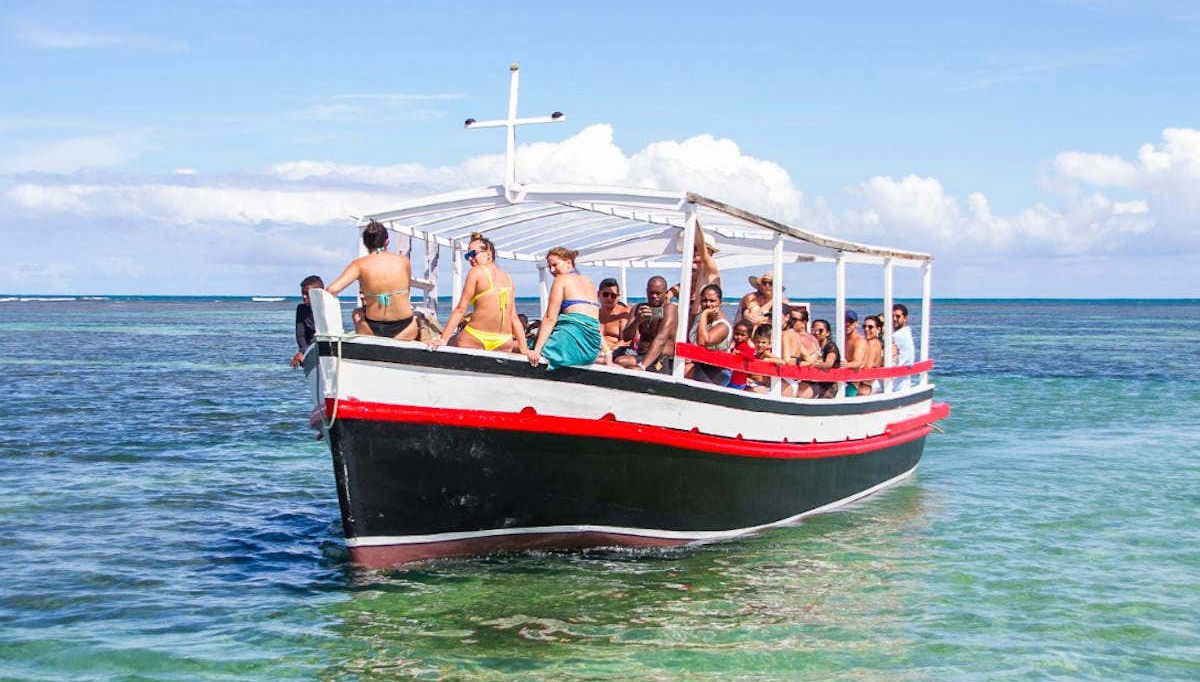 Bateau à Morro de São Paulo