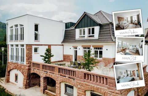 MAINTERRASSE Boardinghouse am Fluss klimatisierte Apartments mit 80qm Terrasse - Foto 1