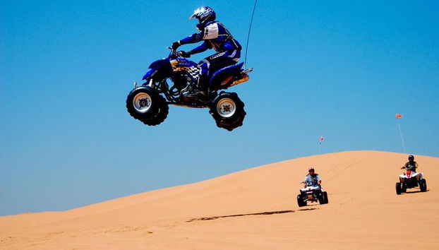 Dubai Desert Safari with Quad Biking - Photo 4, Drive your own automatic quad bike