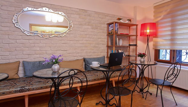 Zona de estar del vestíbulo