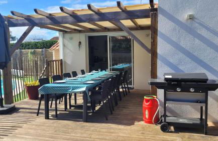 VILLA CASA KOKO 10 PERS piscine chauffée, pétanque, ping pong VIEUX-BOUCAU - Foto 36