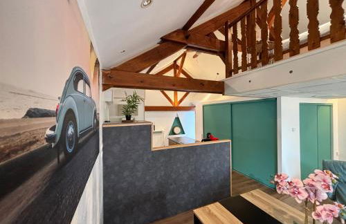 Mini-Loft, terrasse 24m2, Internet Haut-débit, garage privé et place de parking - Foto 20