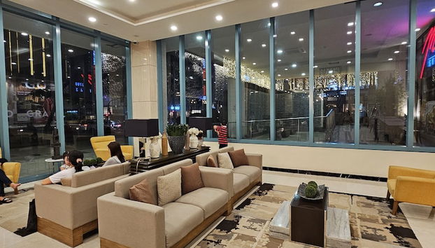 Sitzecke in der Lobby