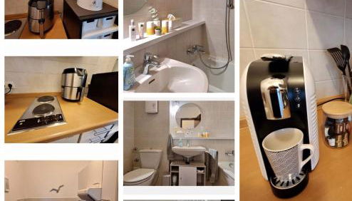 tinyflat33 Apartment in Koblenz mit Internet Balkon Stellplatz Magenta TV - Foto 5, stove, Shower