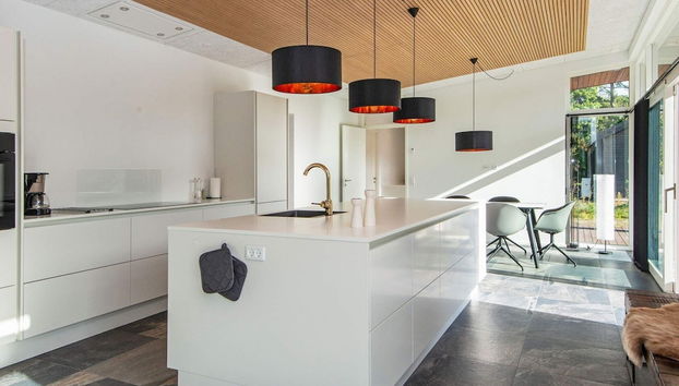 8 Person Holiday Home in Knebel - Foto 4, Cocina privada