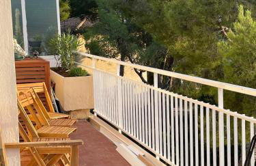 Vue mer incroyable, piscine, tennis et accès plage - 3 chambres - Photo 15