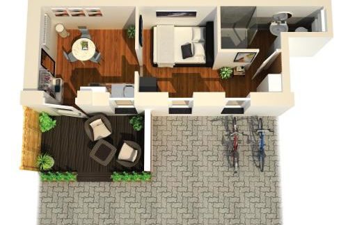 Modernes Apartement am Rhein in ruhiger Lage - Foto 27