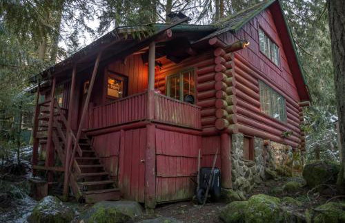 Romantic Log Cabin Rental with Hot Tub near Mount Hood, Oregon - Foto 1