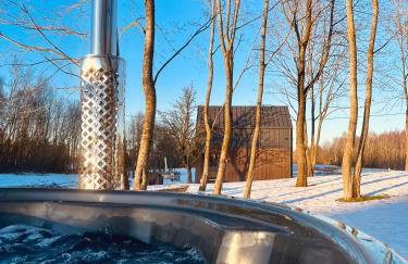 Vilanovka - domki z prywatną balią przy stawie i lesie - Foto 74