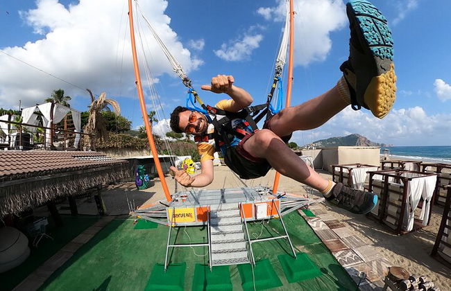 L'adrenalina è al suo apice con la fionda umana - Foto 5