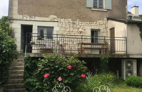 Gîte XIXè de charme à Candes-St-Martin avec jardin clos - FR-1-381-612 - Foto 29