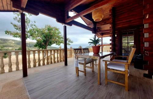 La casica de madera con Jacuzzi exterior y barbacoa - Foto 30