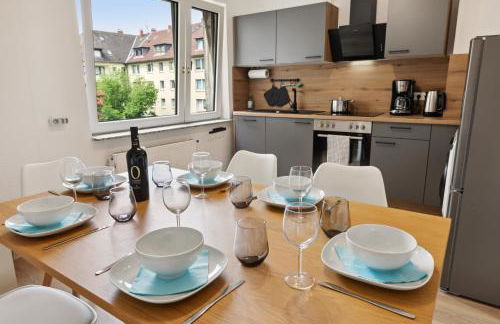 Große 80qm 3 Zimmer Wohnung, nahe Messe & Klinikum, 2x 55" Smart TV, Netflix, Keyless - Foto 14