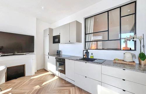 DELUXE SEAVIEW BALCONY - 2 min PALAIS & BEACH - Foto 12