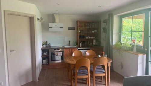 Blockbohlen HolzHaus mit Sauna, Outdoor Jacuzzi und BadeTeich - Foto 3, stove, pet friendly, toaster