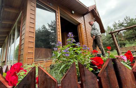 Słońce i Woda - 2 domki nad brzegiem jeziora Śniardwy z własnym pomostem, zejściem do wody i przecudnym widokiem na jezioro - Foto 13