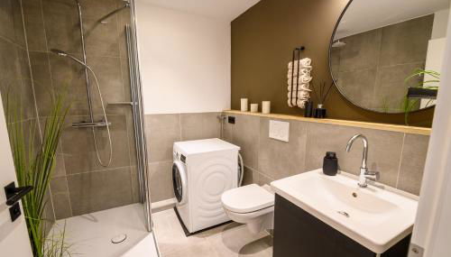 OrangeHome Design Apartment zwischen See & Zentrum - Foto 4, towels, Shower