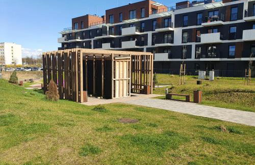 Apartamenty Ceglana Park - prywatny parking - piękne osiedle - nowe luksusowe mieszkanie z biurkiem - Foto 44