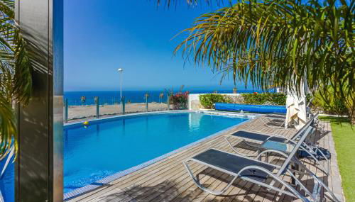Villa Eleonora, Luxury Villa with Heated Pool Ocean View in Adeje, Tenerife - Foto 3, Garden, Garden view
