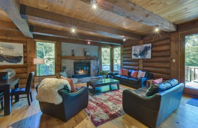 Spacious log Cottage Resort Access Citq 242255 - Foto 8