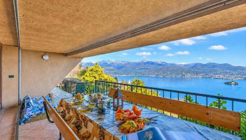 Isola Bella: Lake Maggiore view Terrace in Stresa - Happy Rentals - Foto 1