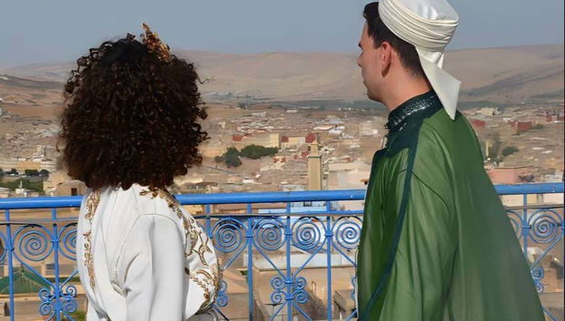 Ammirando le viste su Fez