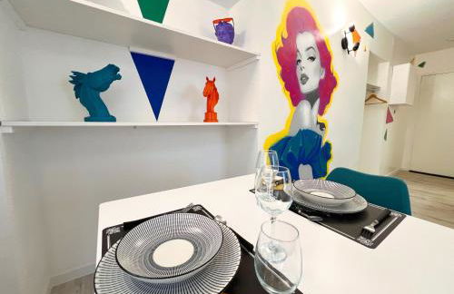 Le Pop Art - Studio near Train Station - 2 people - Foto 15